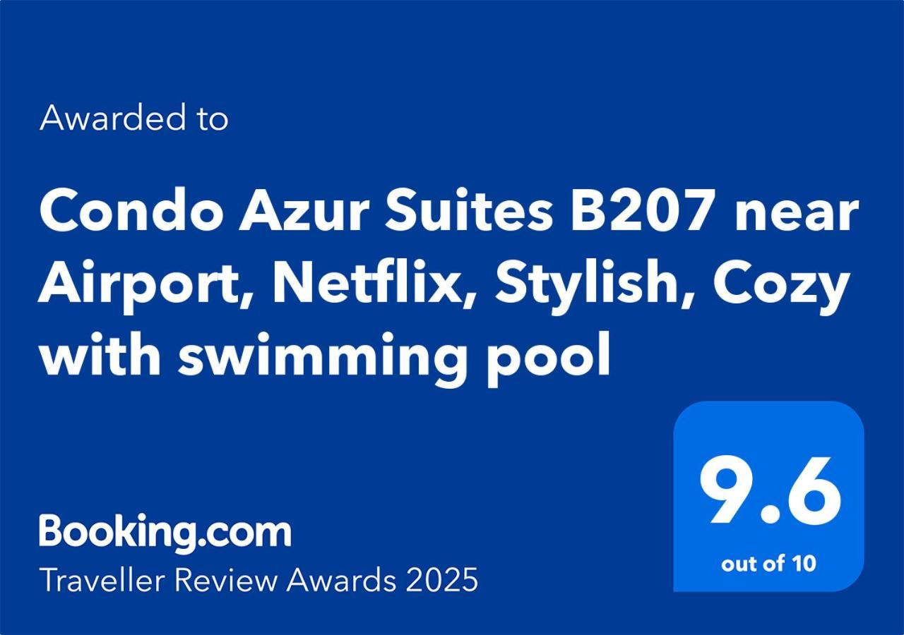 מקטאן Condo Azur Suites B207 Near Airport, Netflix, Stylish, Cozy With Swimming Pool מראה חיצוני תמונה